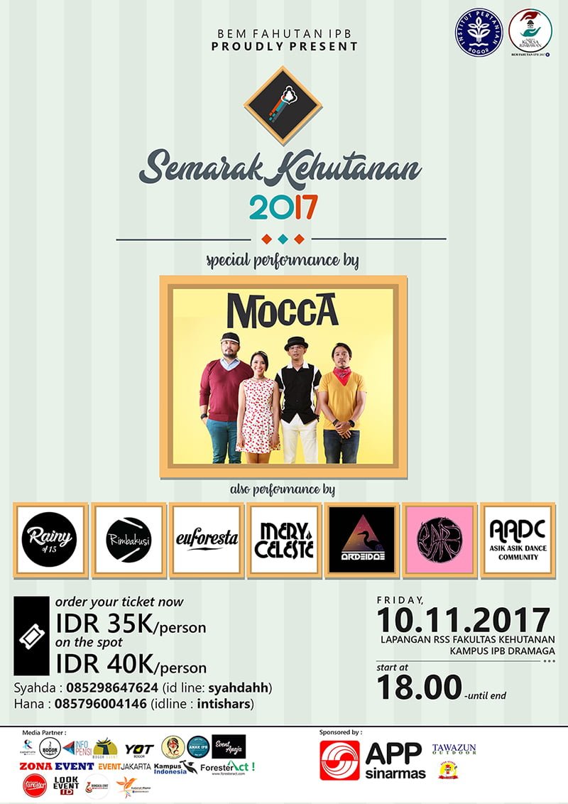 Poster Konser Semarak Kehutanan