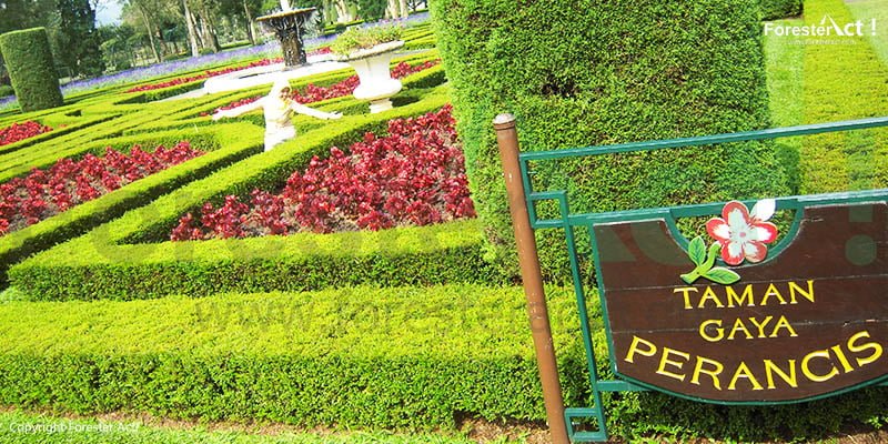 Taman Perancis di Taman Bunga Nusantara