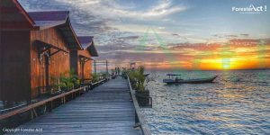 Sunset di Kepulauan Derawan