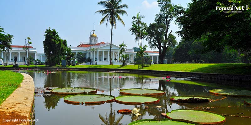 Istana Negara Bogor yang Terdapat di Kompleks Kebun Raya Bogor