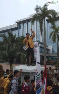 Aksi dan Audiensi di Gedung Pemerintah Provinsi Kalimantan Timur