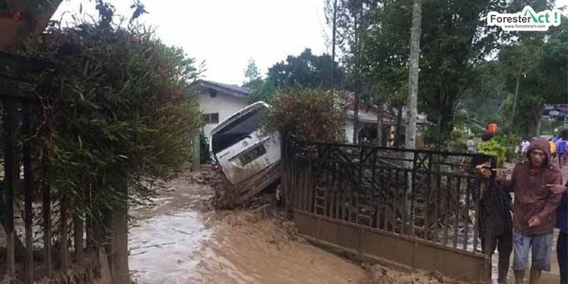 Kejadian banjir bandang di Aceh Tengah Mei 2020 lalu (Sumber: Detik News)